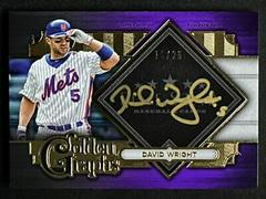 David Wright [Purple] #GG-DW Baseball Cards 2022 Topps Five Star Golden Graphs Autographs Prices