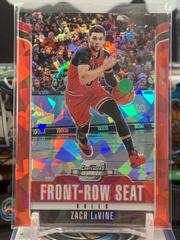 Zach LaVine [Red Cracked Ice] #8 Basketball Cards 2018 Panini Contenders Optic Front Row Seat Prices
