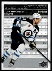 Josh Morrissey #SB-25 Hockey Cards 2023 Upper Deck Stat Box Fillers Prices