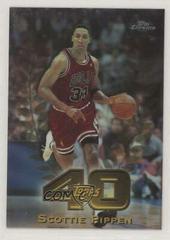 Scottie Pippen #T40 Basketball Cards 1997 Topps Chrome Topps 40 Prices