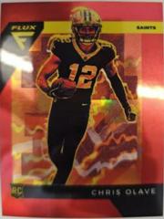 Chris Olave [Red] #FX-7 Football Cards 2022 Panini Chronicles Flux Rookies Prices