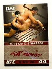 Karo Parisyan [Red Ink] Ufc Cards 2009 Topps UFC Round 1 Autographs Prices