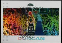 Tim Duncan [White Refractor] Basketball Cards 2007 Topps Chrome Prices