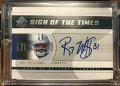 Roy Williams #SOT-RW Football Cards 2004 SP Authentic Sign of the Times Prices