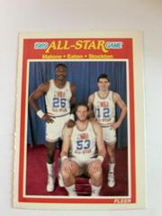 Eaton, Malone, Stockon Basketball Cards 1989 Fleer Prices