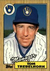 Tom Trebelhorn #121T Baseball Cards 1987 Topps Traded Prices