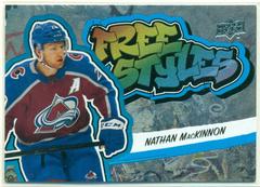 Nathan MacKinnon [Blue] #FS-14 Hockey Cards 2022 Upper Deck Freestyles Prices