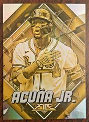 Ronald Acuna Jr. [Gold Minted] #1 Baseball Cards 2022 Topps Fire Prices