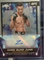 Chan Sung Jung [Refractor] #FNA-CSJ Ufc Cards 2024 Topps Chrome UFC Signature Prices