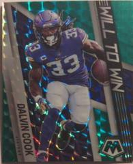 Dalvin Cook [Green] #WW-15 Football Cards 2022 Panini Mosaic Will to Win Prices