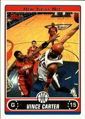 Vince Carter #15 Basketball Cards 2006 Topps Prices