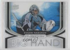 Evgeni Nabokov Hockey Cards 2021 Upper Deck Ovation Big Hand Prices