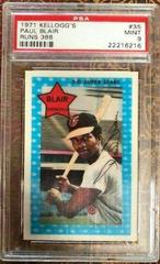 Paul Blair [Runs 386] Baseball Cards 1971 Kellogg's Prices