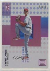 Shohei Ohtani [Blue] #1 Baseball Cards 2018 Panini Chronicles Status Prices