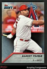 Albert Pujols [Platinum] #136 Baseball Cards 2016 Topps Bunt Prices