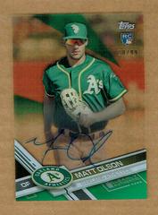 Matt Olson [Green] Baseball Cards 2017 Topps Clearly Authentic Autographs Prices