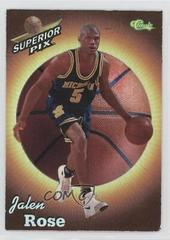 Jalen Rose #12 Basketball Cards 1995 Classic Superior Pix Chrome Prices