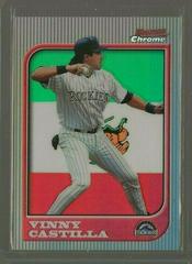 Vinny Castilla [Refractor] #24 Baseball Cards 1997 Bowman Chrome International Prices