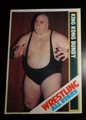 King Kong Bundy #23 Wrestling Cards 1985 Wrestling All Stars Prices