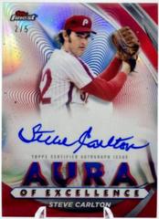 Steve Carlton [Red] Baseball Cards 2022 Topps Finest Aura of Excellence Autographs Prices
