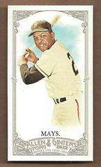 Willie Mays [Mini Allen & Ginter Back] #210 Baseball Cards 2012 Topps Allen & Ginter Prices