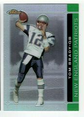 Tom Brady [Green Refractor] #8 Football Cards 2007 Topps Finest Prices