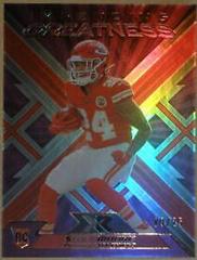 Skyy Moore [Purple] Football Cards 2022 Panini XR Impending Greatness Prices