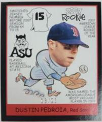 Dustin Pedroia [Mini Black Back] #27 Baseball Cards 2009 Upper Deck Goudey Prices