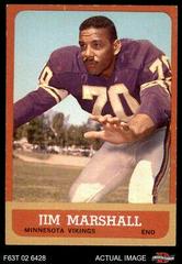 Jim Marshall Football Cards 1963 Topps Prices