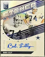 Bob Lilly #ET-BL Football Cards 2023 Panini Donruss Elite Etched in Time Signatures Prices