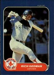 Rich Gedman #75 Baseball Cards 1986 Fleer Mini Prices
