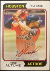 Jose Altuve [Special Edition Red Ink] #ROA-JA Baseball Cards 2023 Topps Heritage Real One Autographs High Number Prices