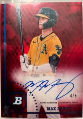 Max Muncy [Red] #CPA-MM Baseball Cards 2022 Bowman Heritage Chrome Prospect Autographs Prices
