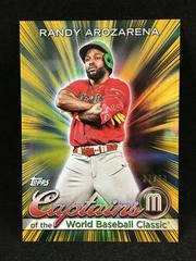 Randy Arozarena [Gold Rainbow] #CC-15 Baseball Cards 2023 Topps World Captains of the Classic Prices