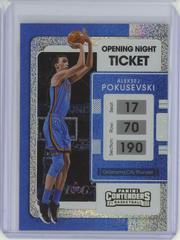 Aleksej Pokusevski [Opening Night] #95 Basketball Cards 2021 Panini Contenders Prices