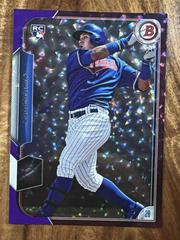 Javier Baez [Purple Ice] Baseball Cards 2015 Bowman Prices