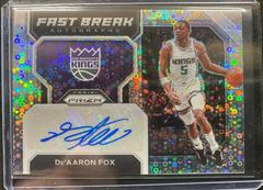 De'Aaron Fox #FB-DAF Basketball Cards 2022 Panini Prizm Fast Break Autographs Prices