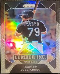 Jose Abreu[Silver Prizm] Baseball Cards 2021 Panini Prizm Lumber Inc Prices