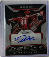 Nick Lodolo #DS-NL Baseball Cards 2022 Panini Prizm Debut Signatures Prices