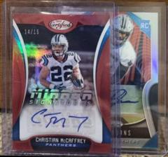 Christian McCaffrey [Red] #MS-CM Football Cards 2018 Panini Certified Mirror Signatures Prices
