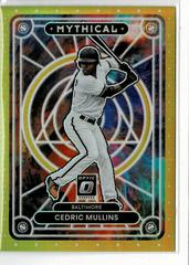 Cedric Mullins [Gold] Baseball Cards 2022 Panini Donruss Optic Mythical Prices