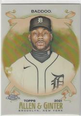 Akil Baddoo [Gold Refractor] #241 Baseball Cards 2021 Topps Allen & Ginter Chrome Prices