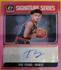 Trae Young [Pink] #TYG Basketball Cards 2018 Panini Donruss Optic Signature Series Prices