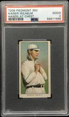 Kaiser Wilhelm [Hands at Chest] #NNO Baseball Cards 1909 T206 Piedmont 350 Prices