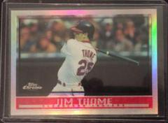 Jim Thome [Refractor] #290 Baseball Cards 1998 Topps Chrome Prices
