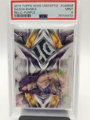 Sasha Banks [Purple] Wrestling Cards 2019 Topps WWE Undisputed Auto Relic Prices