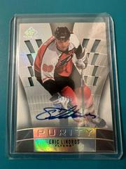 Eric Lindros [Autograph] Hockey Cards 2021 SP Game Used Purity Prices