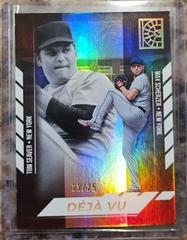 Max Scherzer, Tom Seaver [Gold] #DV-7 Baseball Cards 2022 Panini Capstone Deja Vu Prices