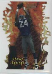 Shawn Springs #T5b Football Cards 1997 Stadium Club Triumvirate II Prices