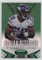 Adrian Peterson [Mirror Green] #56 Football Cards 2014 Panini Certified Prices